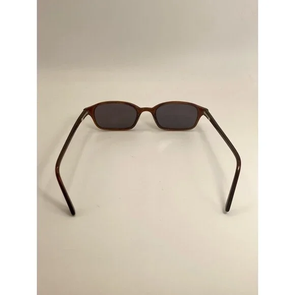 Vintage Romco 4 1/4 5 1/2 Brown Eyeglasses Frames Only - Picture 6 of 7